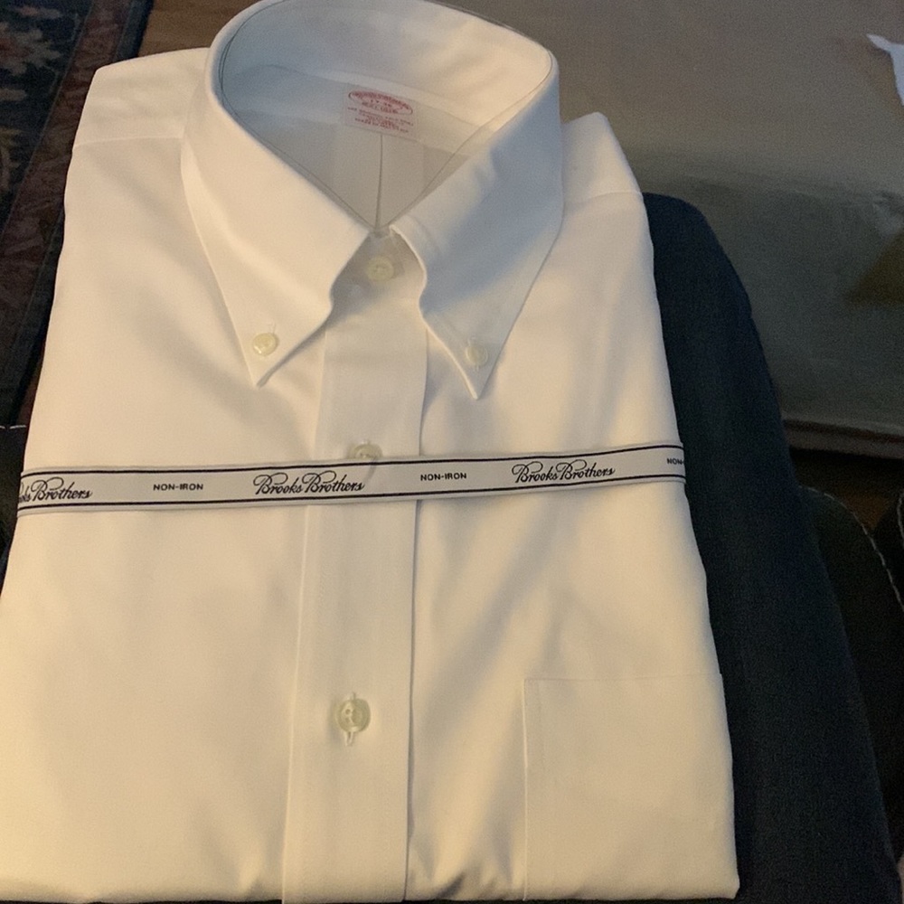 Brooks Brothers white button down